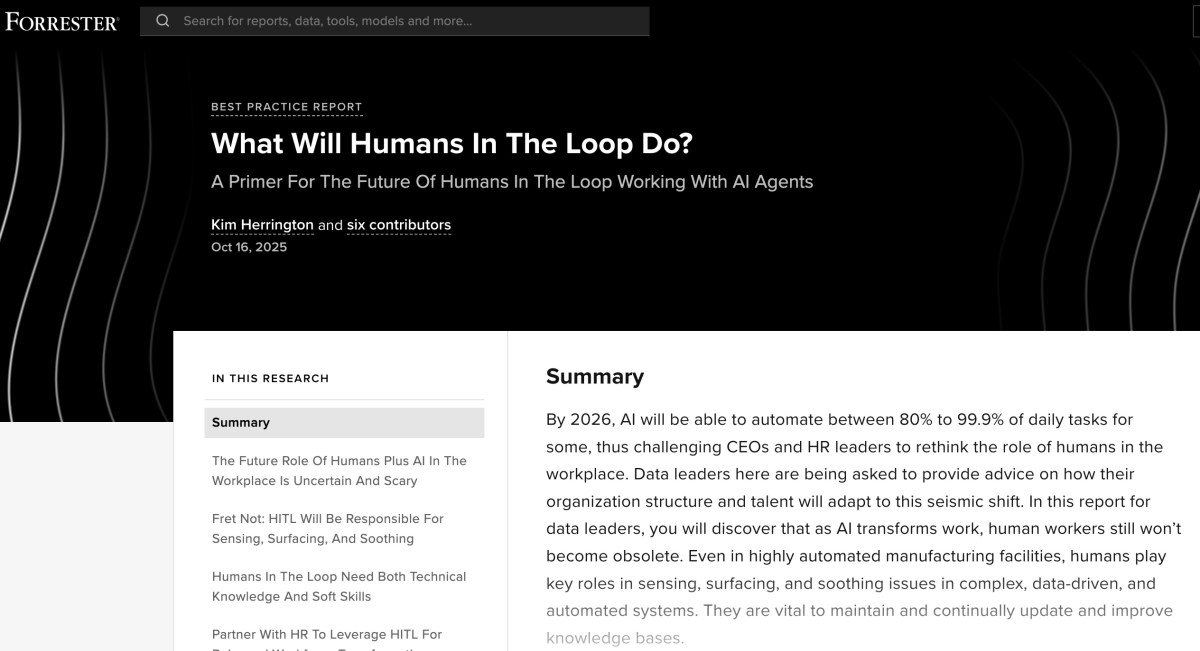 Forrester Showcases Moeve In “Human + AI Transformation”&nbsp;Report