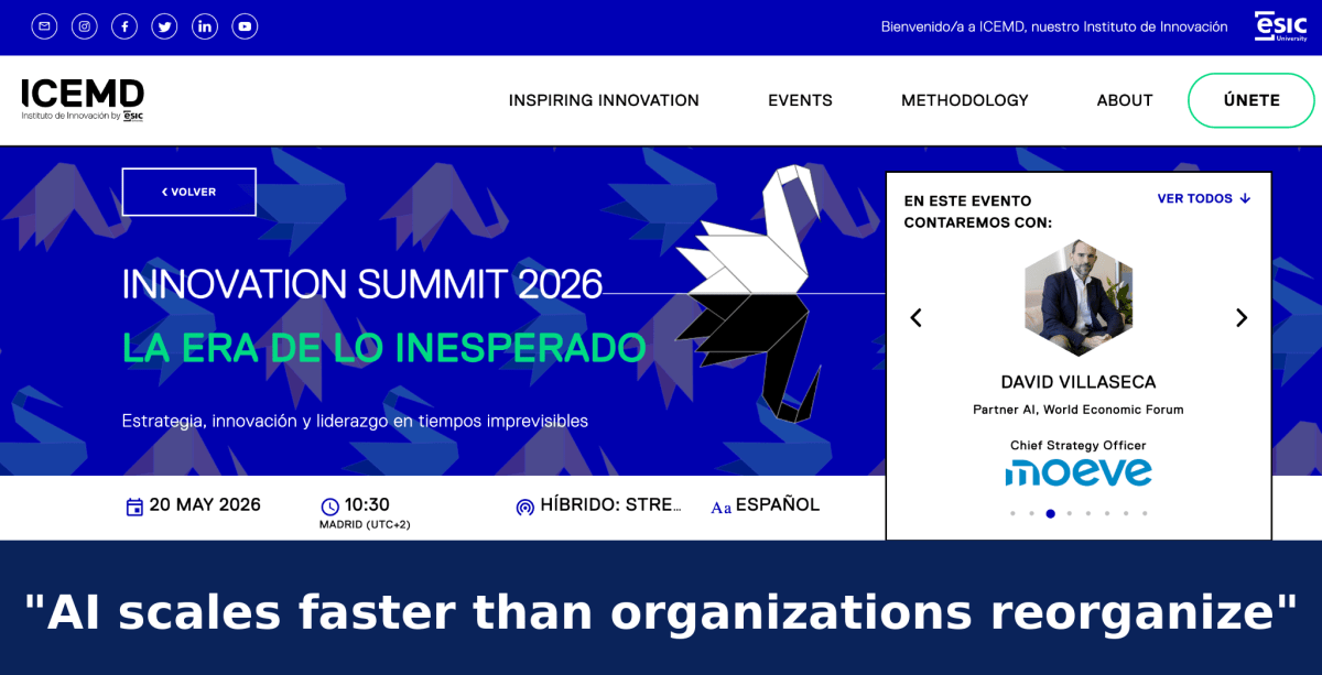  ICEMD Innovation Summit, Where AI Meets Organizational Reality  